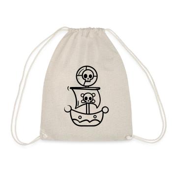 Piratenschiff - Turnbeutel - Natur - Vorne