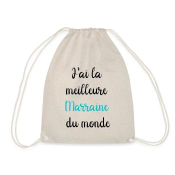 La meilleure marraine du monde - Sac de sport léger - nature - Devant