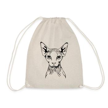 Portrait de chat SPHYNX race de chat chat Wilsigns - Sac de sport léger - nature - Devant