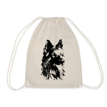Chien de berger allemand - Sac de sport léger - nature - Devant