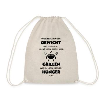 grillen - Turnbeutel - Natur - Vorne