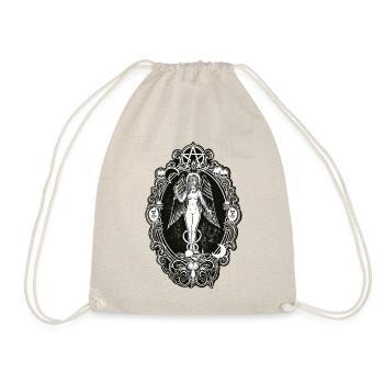 Baphomet's Girlfriend - Drawstring Bag - nature - Front