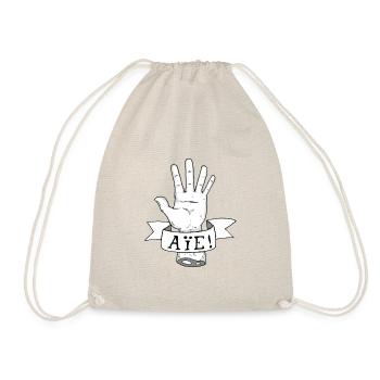 Rough Translation # 6 - Drawstring Bag - nature - Front