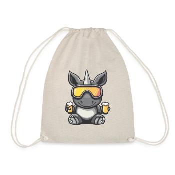 Rhino Après-ski Bière Bande dessinée - Sac de sport léger - nature - Devant