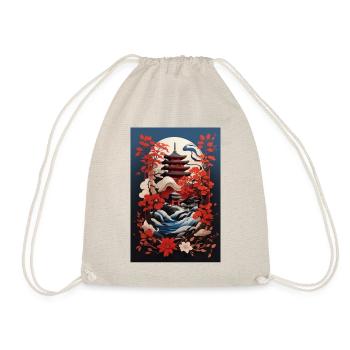 Harmony in the temple - Drawstring Bag - nature - Front