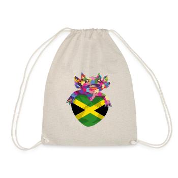 Drapeau jamaïcain Drapeau jamaïcain Jamaïque Vintage - Sac de sport léger - nature - Devant