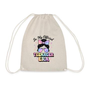 13ème anniversaire fille idée cadeau ado - Sac de sport léger - nature - Devant