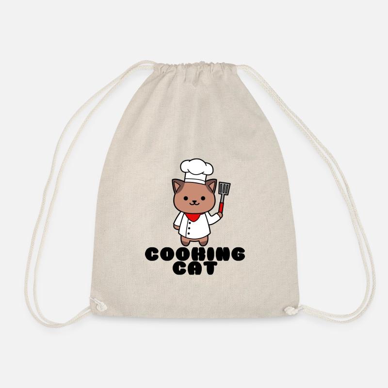 Cooking cat - Turnbeutel - Natur
