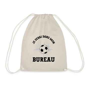 je serai dans mon bureau - Sac de sport léger - nature - Devant