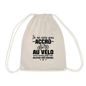 Je ne suis pas accro au vélo - Sac de sport léger - nature - Devant