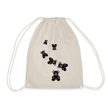 Teddy bear bear - Drawstring Bag - nature - Front