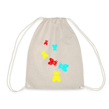 Teddy bear bear - Drawstring Bag - nature - Front