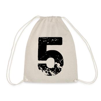 Maillot numéro 5 - Sac de sport léger - nature - Devant