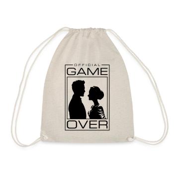 Wedding Couple Game Over Bridal Couple Jga - Drawstring Bag - nature - Front