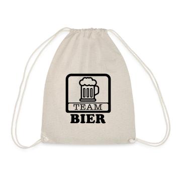 équipe de bière chope - Sac de sport léger - nature - Devant