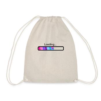 Bi energy Loading - Drawstring Bag - nature - Front