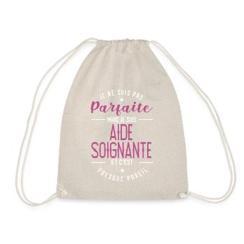 aide soignante parfaite cadeau aide soignante - Sac de sport léger - nature - Devant