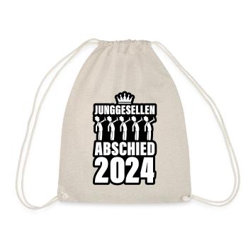 Bachelor Party 2024 Bachelor Party - Drawstring Bag - nature - Front