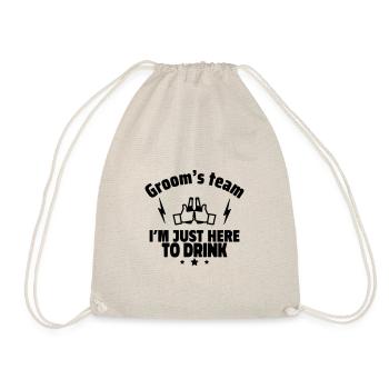 L’équipe du marié - Sac de sport léger - nature - Devant