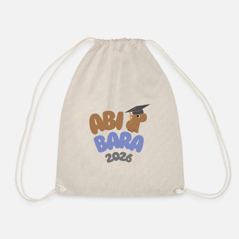 AbiBara 2026 – Chill until graduation - Drawstring Bag - nature