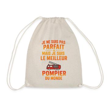 Le meilleur pompier du monde - Sac de sport léger - nature - Devant