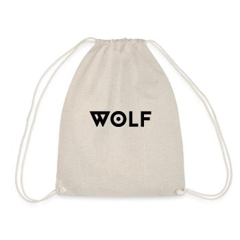 wolf - Drawstring Bag - nature - Front