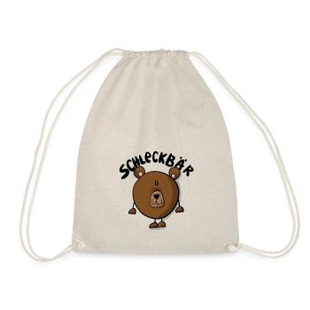 Bär Schleckbär - Turnbeutel - Natur - Vorne
