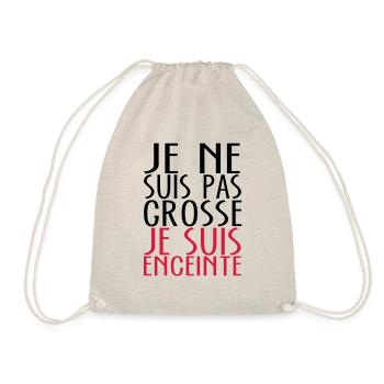 je ne suis ps grosse - Sac de sport léger - nature - Devant