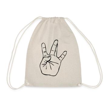Westside Gangster Hand - Sac de sport léger - nature - Devant