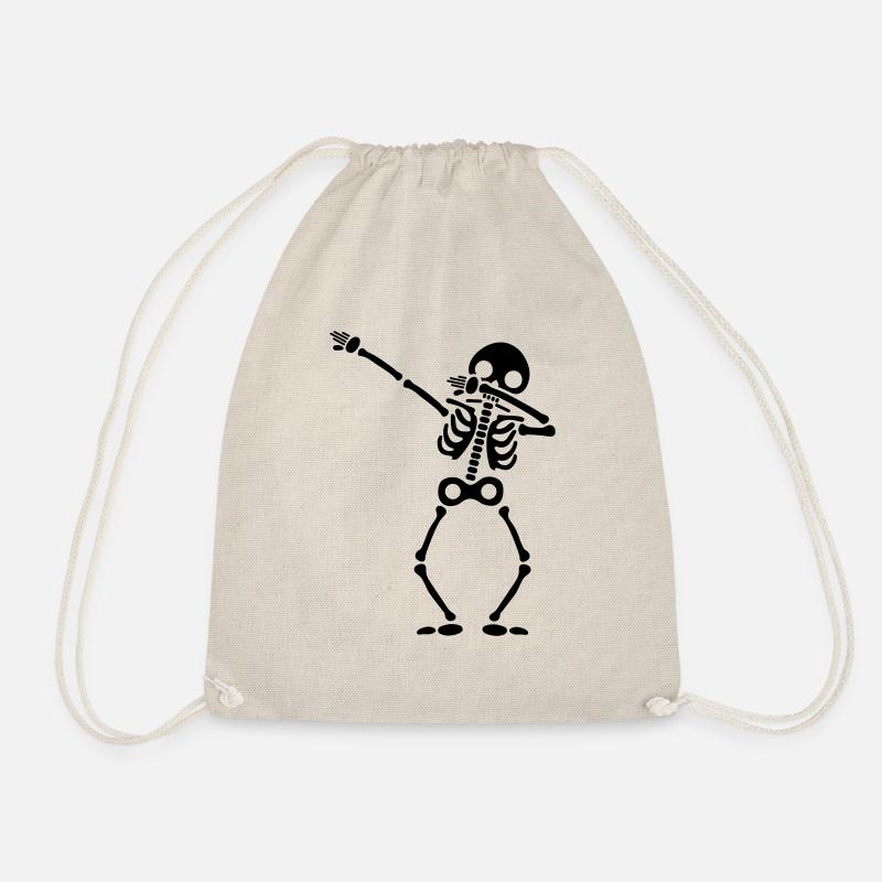 Skelett dab - Turnbeutel - Natur