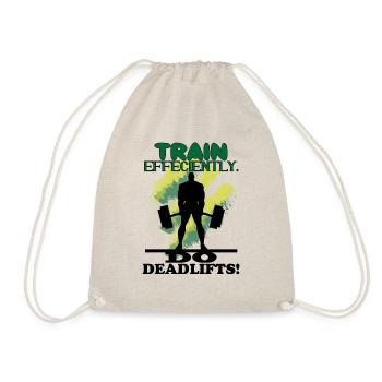 Entraînez-vous efficacement, Entraînez-vous, - Sac de sport léger - nature - Devant