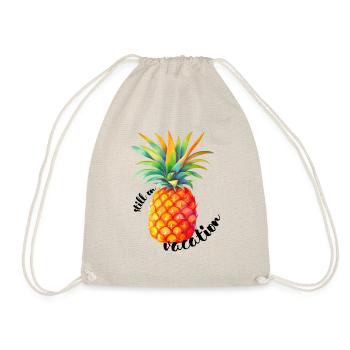 still on vacation - Drawstring Bag - nature - Front