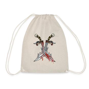 dague couteau poignard sang desisn sang de 4 W - Sac de sport léger - nature - Devant