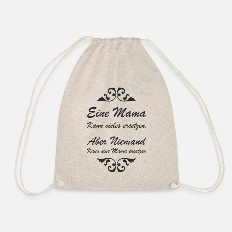 Mum is the best - Drawstring Bag - nature