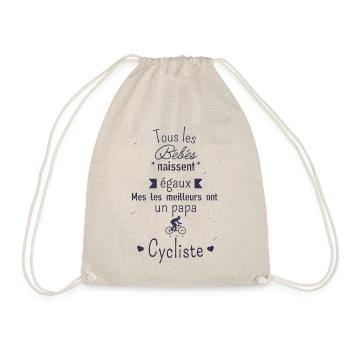 les meilleurs bébés ont un papa Cycliste - Sac de sport léger - nature - Devant
