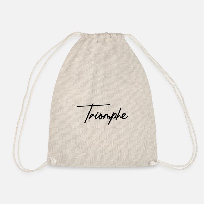 Triomphe - Drawstring Bag - nature
