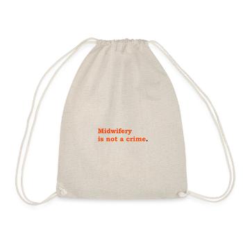La sage-femme n'est pas une sage-femme criminelle - Sac de sport léger - nature - Devant