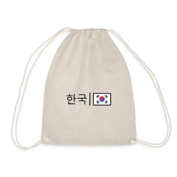 Korea - Korean flag - Drawstring Bag - nature - Front