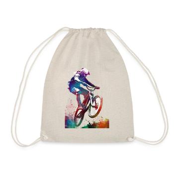 BMX Radfahren #cycling #sport #bike - Turnbeutel - Natur - Vorne
