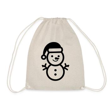 Bonhomme de neige - Sac de sport léger - nature - Devant