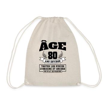 âge 80 ans environ - Sac de sport léger - nature - Devant