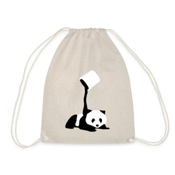 Baby Panda - Turnbeutel - Natur - Vorne