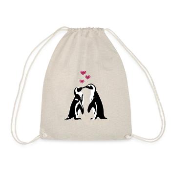 Penguins in love - Sac de sport léger - nature - Devant