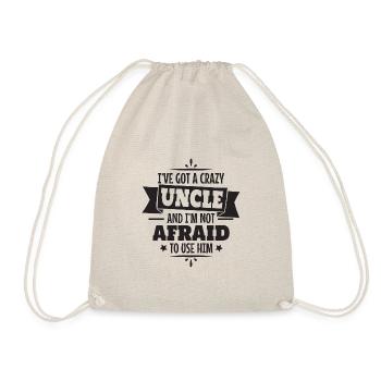 J'ai un parrain oncle fou bébé - Sac de sport léger - nature - Devant