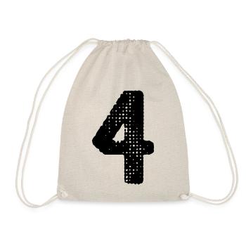 Maillot numéro 4 - Sac de sport léger - nature - Devant