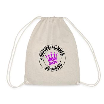 Enterrement de vie de jeune fille 2024 Enterrement de vie de jeune fille - Sac de sport léger - nature - Devant