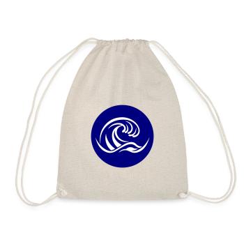 Wave Sea Symbol Water - Drawstring Bag - nature - Front