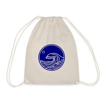 Sea Ocean Wave Water - Drawstring Bag - nature - Front