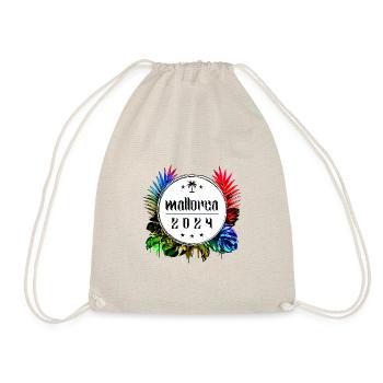 Mallorca 2024 Colorful - Drawstring Bag - nature - Front