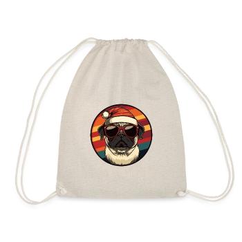 Carlin Chien Noël Cool - Sac de sport léger - nature - Devant